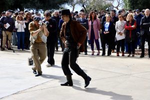 Flashmob de cine sorprende a estudiantes en la UAL