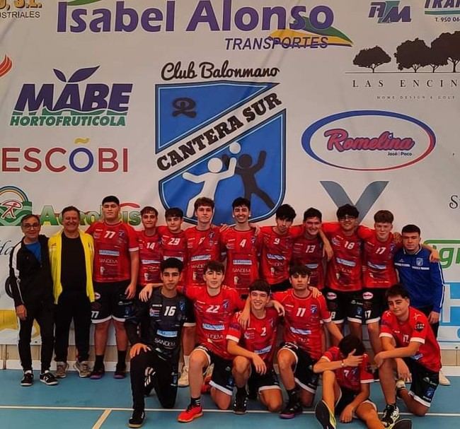 BM Ciudad de Málaga B, un rival imbatible para el CBM Cantera Sur El Ejido juvenil