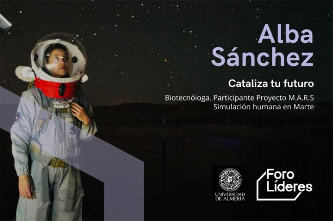 La científica Alba Sánchez Montalvo participa este martes en el Foro Líderes de la UAL