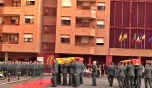 Homenaje a los agentes del GAR fallecidos en accidente de tráfico