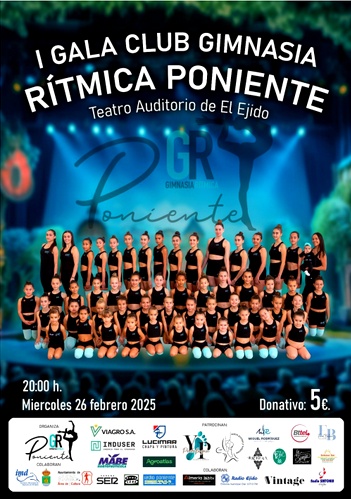 Gala inaugural del Club de Gimnasia Rítmica Poniente el 26 de febrero en El Ejido