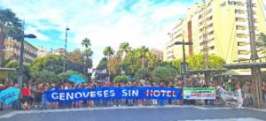 Rechazo a la construcción de un hotel en la bahía de Genoveses