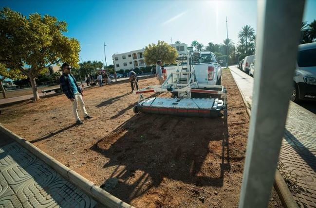 Un georradar explora varias parcelas municipales en Torrequebrada