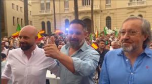 Abascal desata su xenofobia y su antieuropeismo en Almería