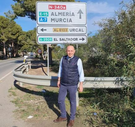 El PP exige una glorieta en el cruce de Pulpí-Úrcal en la N-340