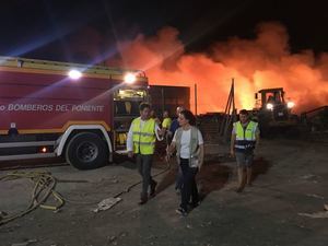 Guardia Civil investiga el incendio ya controlado en Demplastic