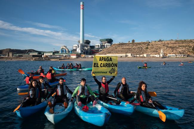 Greenpeace defiende el cierre de la central de Carboneras