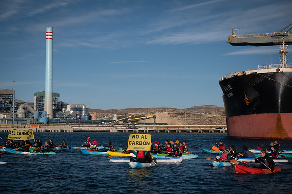 Greenpeace y Ecologistas en Acción rechazan retrasar el cierre de la térmica de Carboneras