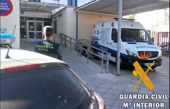 Guardia Civil salva la vida de una mujer agredida por su pareja en Vera