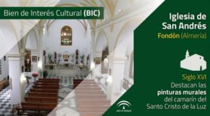 Aprobada la declaración de la iglesia de San Andrés de Fondón como BIC