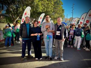 Más de 500 personas se suman a la Marcha Saludable en Almería