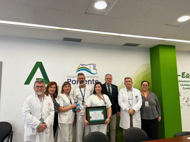 Premio para el proyecto FisioAcompaña del Hospital de Poniente