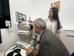 Juan de la Cruz Belmonte visita el centro de salud de Laujar de Andarax