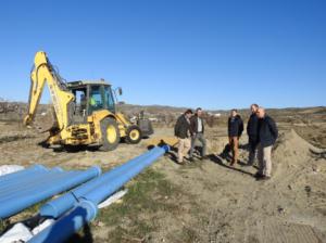 Diputación invierte medio millón en renovar más de 3,5 Km.s de la red hídrica de Huércal-Overa