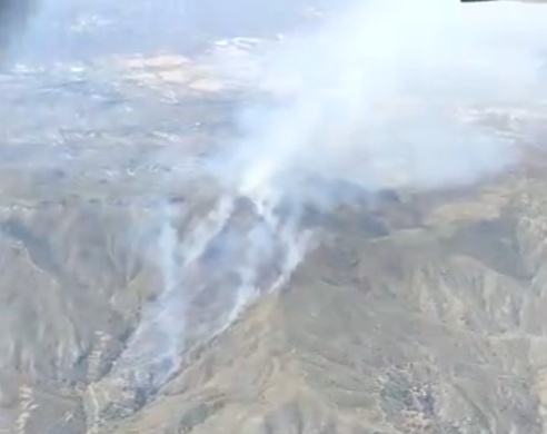 Incendio forestal en Sierra Cabrera