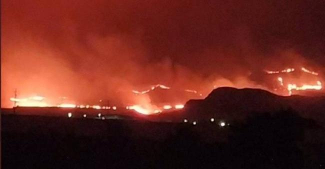 Plan Infoca trabaja en un incendio en Níjar