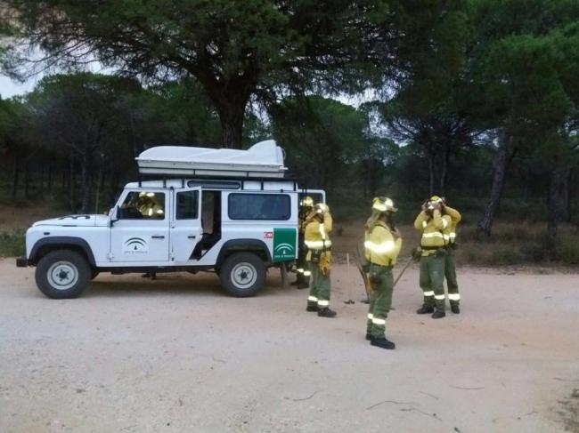 Controlado el incendio declarado en el paraje Cerro Jandas de Dalías