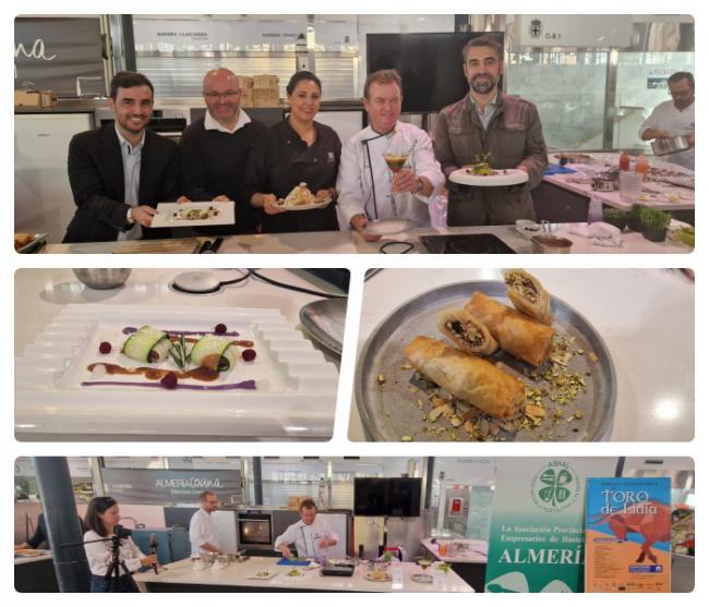 Un showcooking en el Mercado Central abre la I Semana Gastronómica del Toro de Lidia