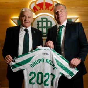 Grupo Reche Fernández renueva patrocinio con Real Betis hasta 2027