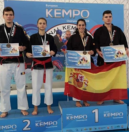 2 oros y 2 bronces para kenpoistas de Fiñana el primer día del Europeo de Portugal