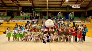 Exhibición navideña del Club de Gimnasia Rítmica en El Ejido