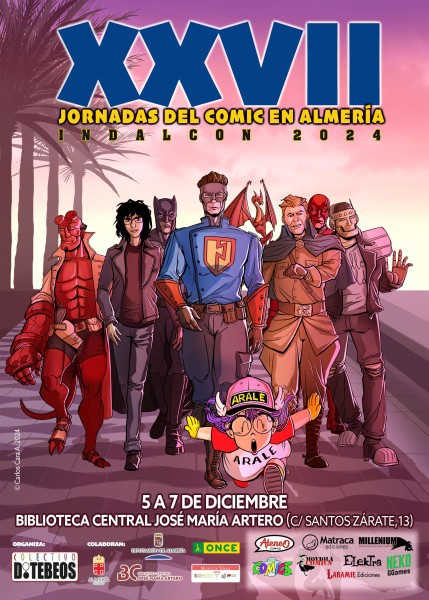 Jornadas del Cómic de Almería 2024 del 5 al 7 de diciembre