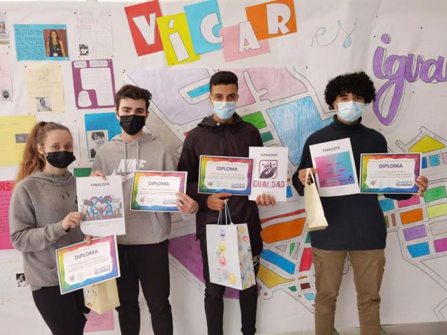 El Alumno Abderrahim El Kourchi Ganador Del I Concurso De Logotipos De Igualdad Del IES Puebla De Vícar