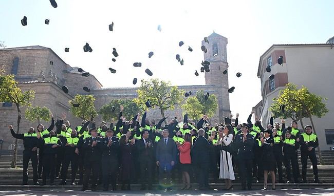 14 nuevos policías locales se incorporan a municipios de Almería