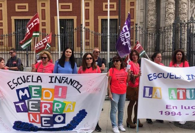 PSOE exige al Gobierno andaluz que asuma las trabajadoras de escuelas infantiles despedidas y sin paro