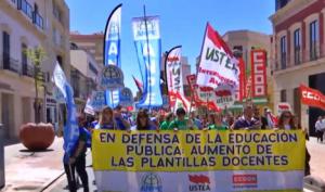 Escaso seguimiento de la huelga de docentes en Almería