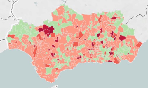 Almería mantiene la tasa más alta de contagios en Andalucía y suma 140