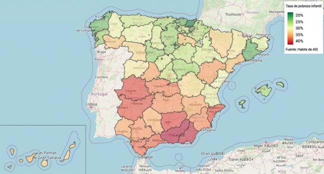 Alarmante riesgo de pobreza en infantil en la provincia de Almería