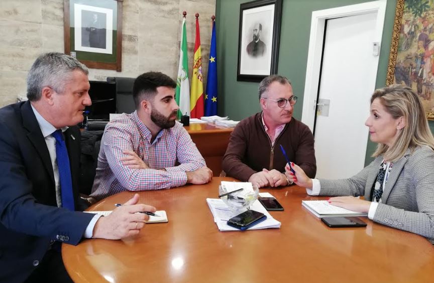 Visita institucional de la delegada del Gobierno a Alhama