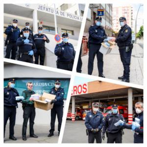 ALTEA dona 1.500 mascarillas, a Policía Local, Nacional, Bomberos y Guardia Civil