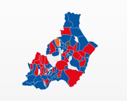 Se consolidan los partidos más votados en la provincia