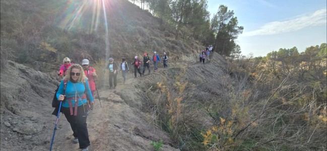 Cincuenta senderistas cierran el año en el Geoparque de Vícar