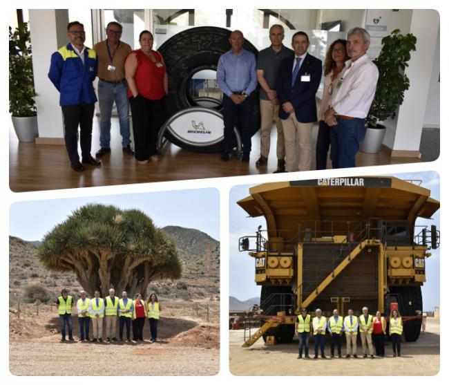 Casquet visita las instalaciones de pruebas sobre neumáticos de Michelín