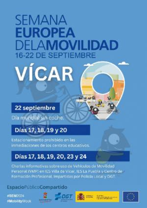 Vícar se suma a la Semana Europea de la Movilidad y el Día Mundial sin Coche