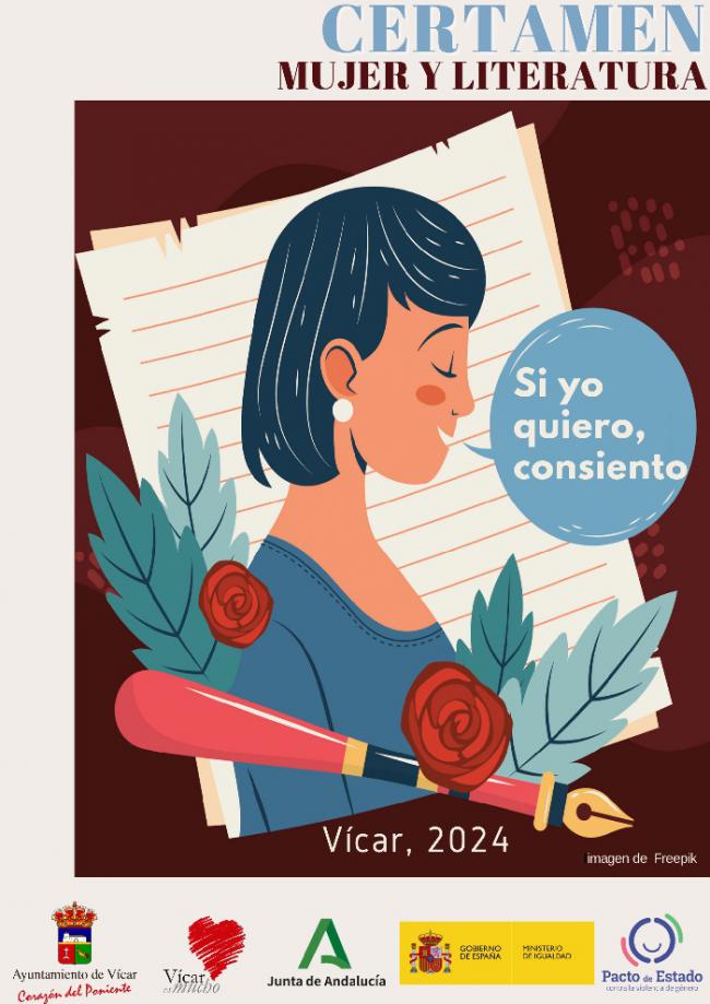 El lema del concurso 'Mujer y Literatura' de Vícar ya tiene tema