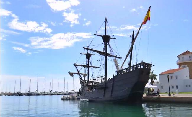 La Nao Victoria, una travesía histórica en el puerto de Almerimar