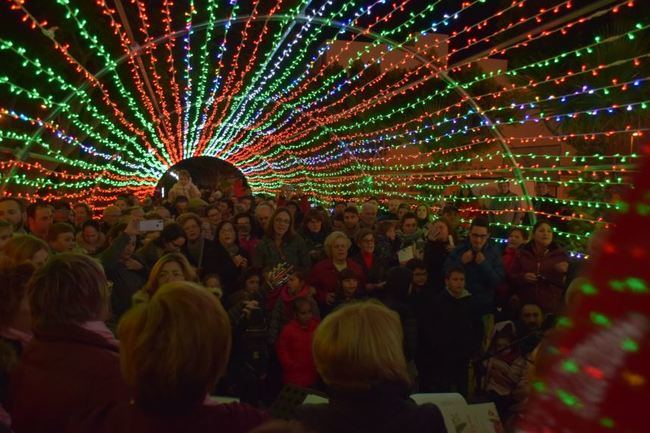 300.000 bombillas iluminan la Navidad en Vícar