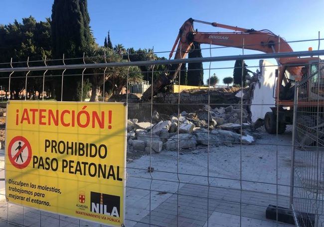 Un talud vegetal sustituirá el muro que separa la calle Emilio Campra Bonillo