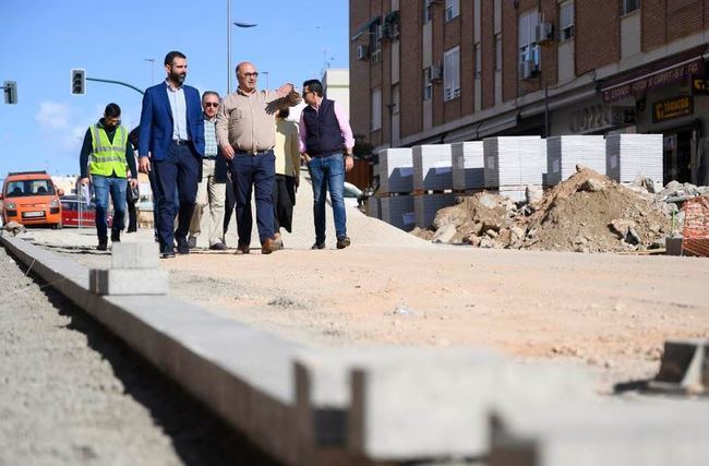 Las obras de la calle Santiago acabarán a lo largo del mes de diciembre