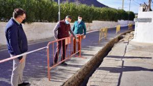 Obras de saneamiento de agua en Peñarrodada