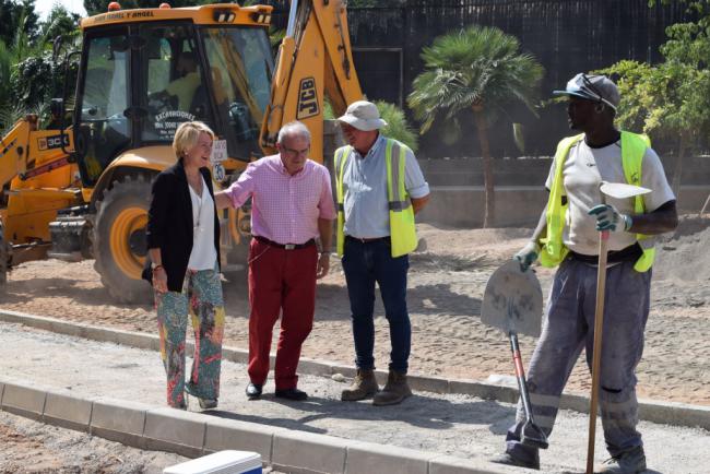 Cabrera y Bonilla Visitan Las Obras De Conexión Peatonal Entre Barrio Archilla Y El Parador