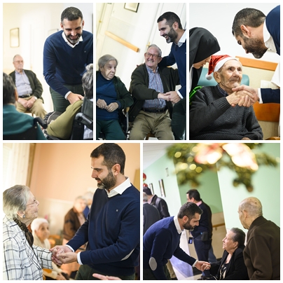 Tradicionales visitas navideñas del alcalde