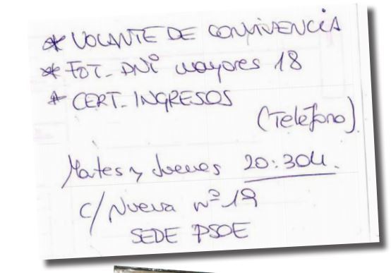 El PSOE de Berja hace pasar por su sede para recoger paquetes del Banco de Alimentos