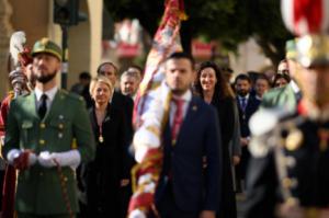 La alcaldesa preside los actos de homenaje al Pendón