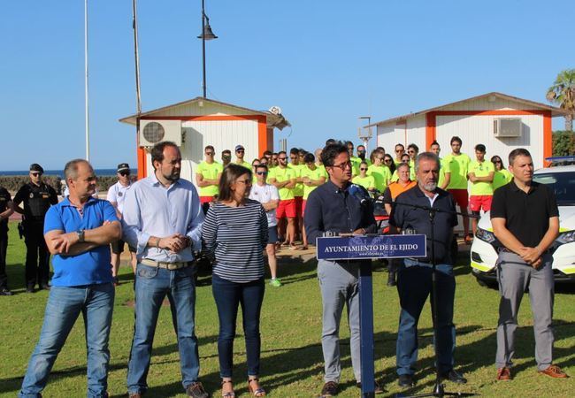 Un centenar de personas mantendrán las playas ejidenses este verano