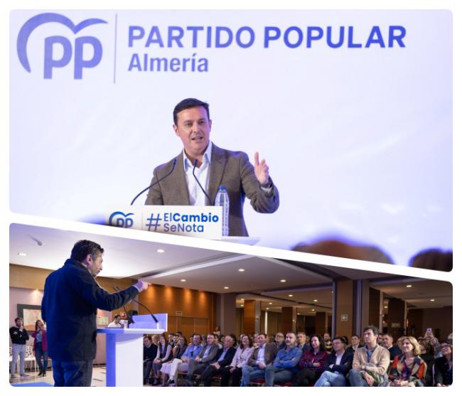 El PP celebra los cinco años de Gobierno andaluz con #ElCambioSeNota en Almería